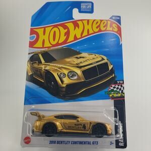 Hot Wheels 2025 2018 Bentley Continental GT3 Gold 162/250 Race Day Series 7/10